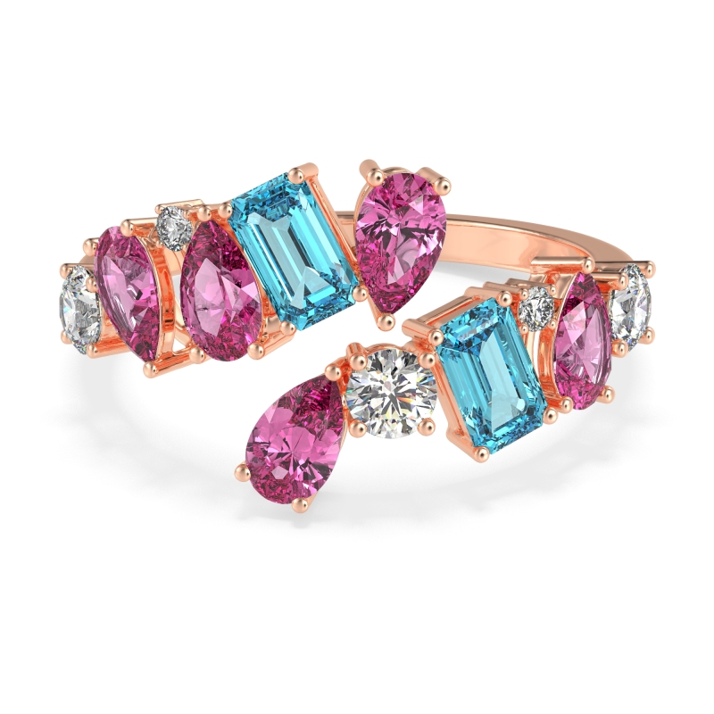 Fashion Multi-Shape Split Shank Garvi Band