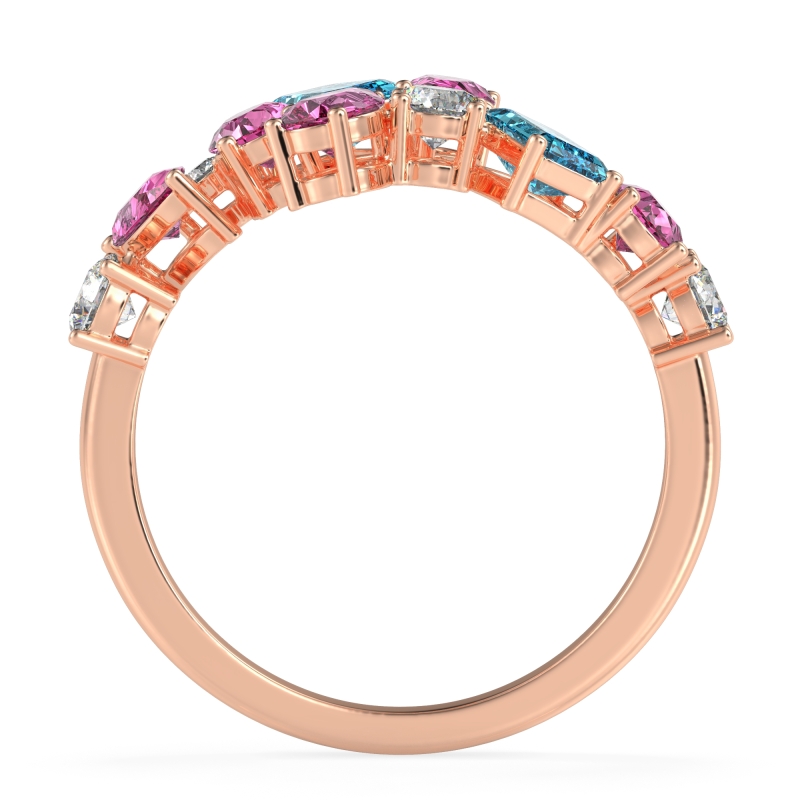 Fashion Multi-Shape Split Shank Garvi Band