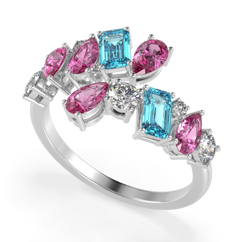 Fashion Multi-Shape Split Shank Garvi Band