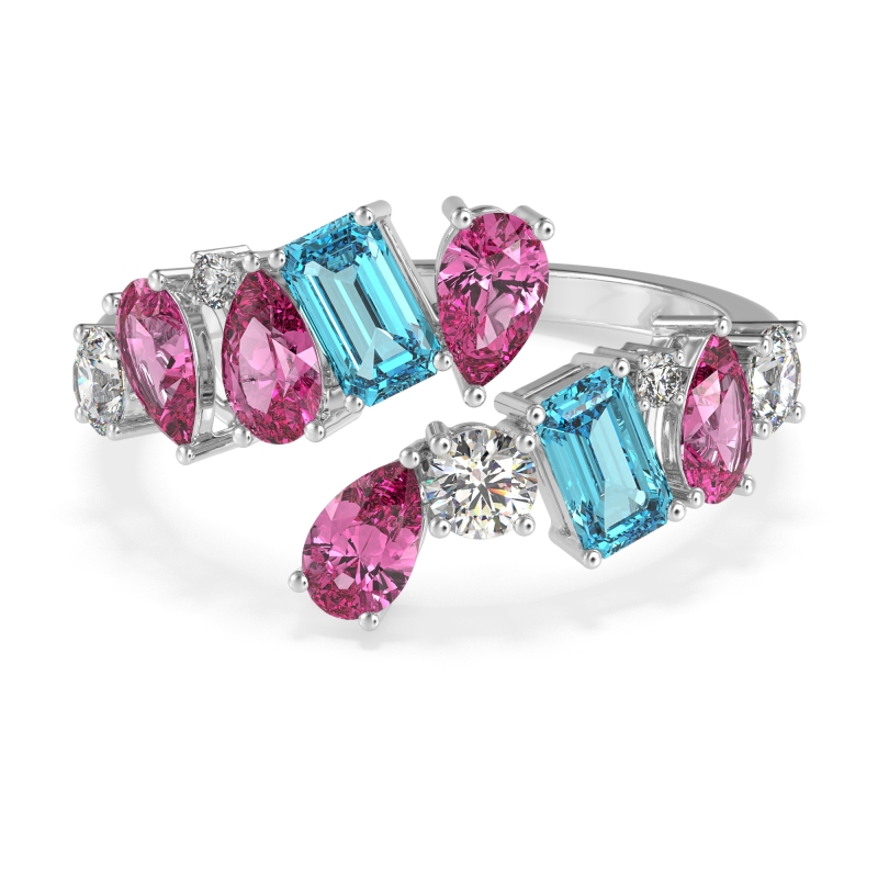Fashion Multi-Shape Split Shank Garvi Band