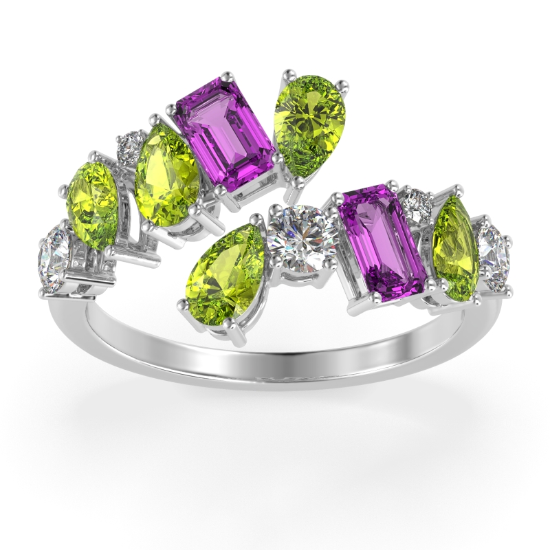 Fashion Multi-Shape Split Shank Garvi Band