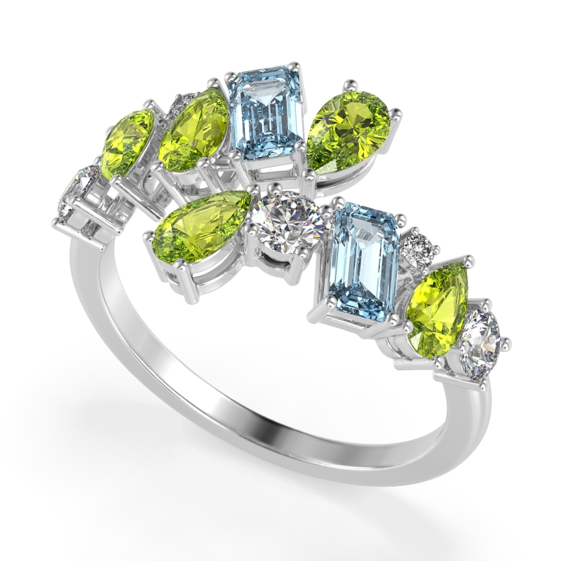 Fashion Multi-Shape Split Shank Garvi Band