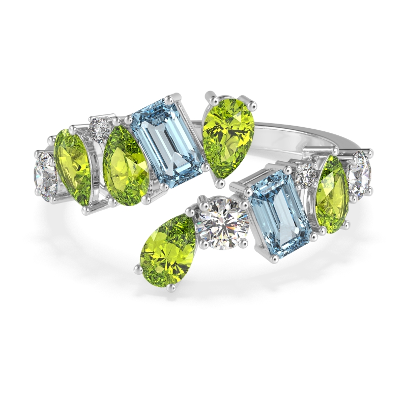 Fashion Multi-Shape Split Shank Garvi Band