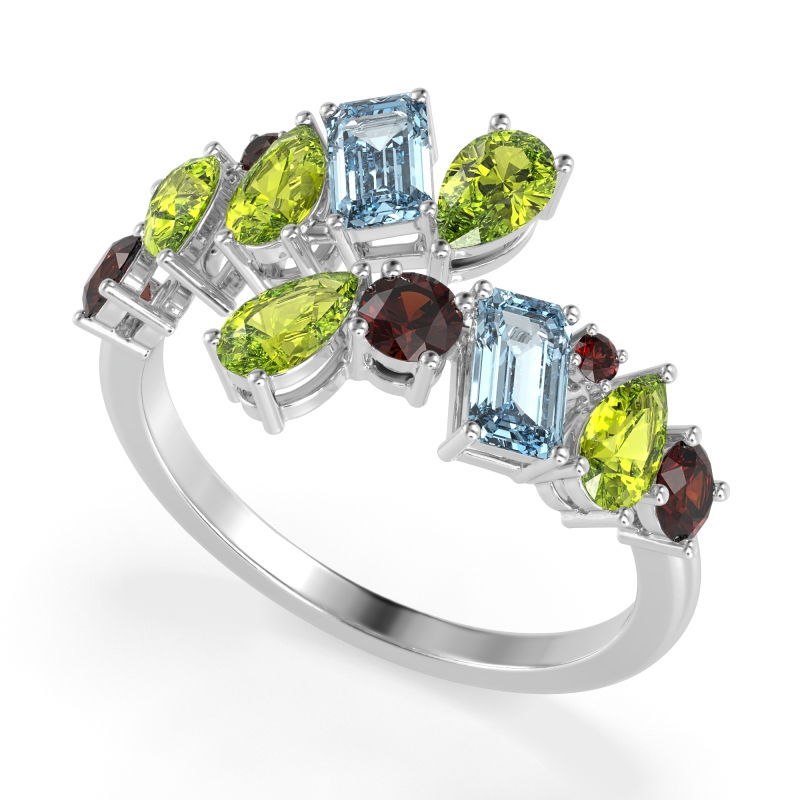 Fashion Multi-Shape Split Shank Garvi Band