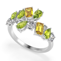 Fashion Multi-Shape Split Shank Garvi Band