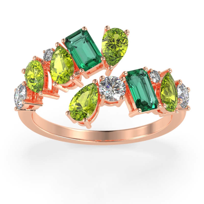 Fashion Multi-Shape Split Shank Garvi Band