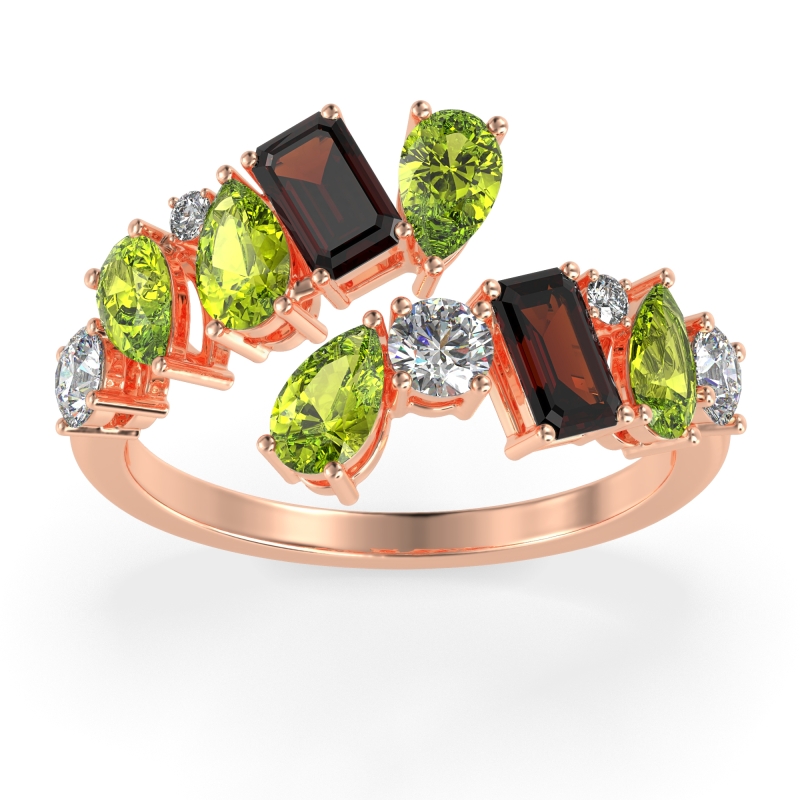 Fashion Multi-Shape Split Shank Garvi Band