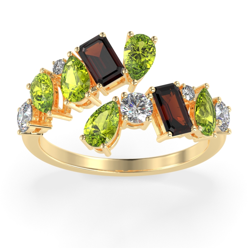 Fashion Multi-Shape Split Shank Garvi Band