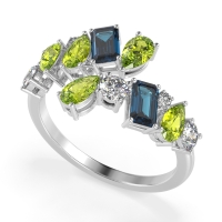 Fashion Multi-Shape Split Shank Garvi Band