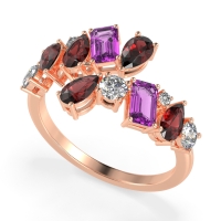 Fashion Multi-Shape Split Shank Garvi Band