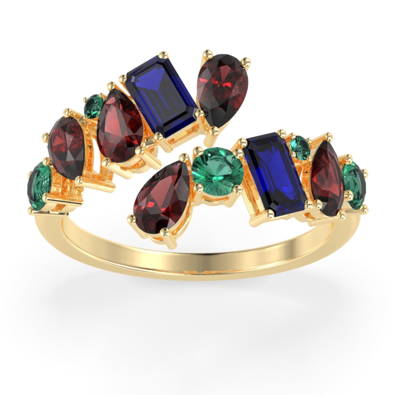 Fashion Multi-Shape Split Shank Garvi Band