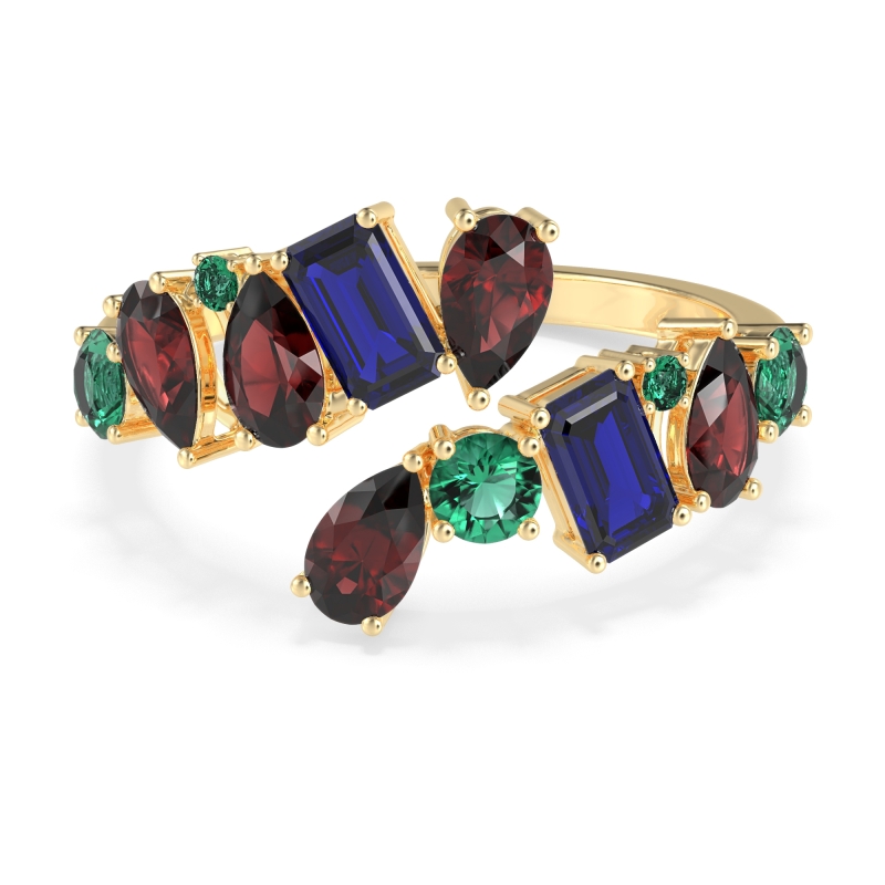 Fashion Multi-Shape Split Shank Garvi Band