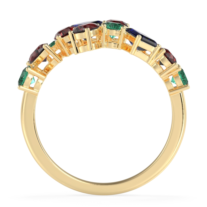 Fashion Multi-Shape Split Shank Garvi Band