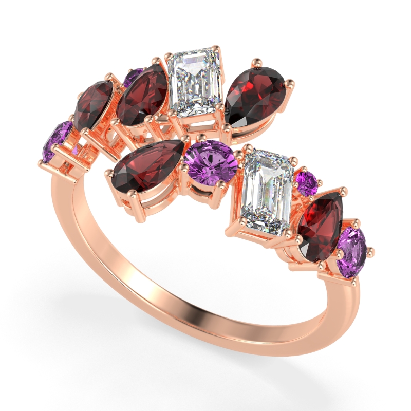 Fashion Multi-Shape Split Shank Garvi Band