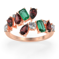 Fashion Multi-Shape Split Shank Garvi Band