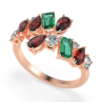 Fashion Multi-Shape Split Shank Garvi Band