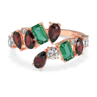 Fashion Multi-Shape Split Shank Garvi Band