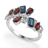 Fashion Multi-Shape Split Shank Garvi Band