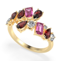 Fashion Multi-Shape Split Shank Garvi Band