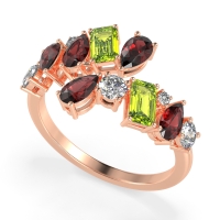 Fashion Multi-Shape Split Shank Garvi Band