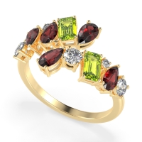 Fashion Multi-Shape Split Shank Garvi Band