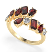 Fashion Multi-Shape Split Shank Garvi Band