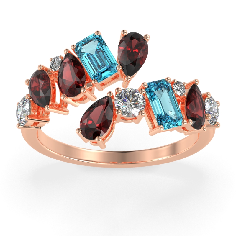 Fashion Multi-Shape Split Shank Garvi Band