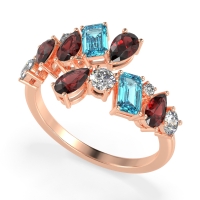 Fashion Multi-Shape Split Shank Garvi Band