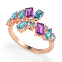 Fashion Multi-Shape Split Shank Garvi Band