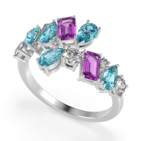 Fashion Multi-Shape Split Shank Garvi Band