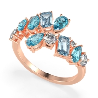 Fashion Multi-Shape Split Shank Garvi Band