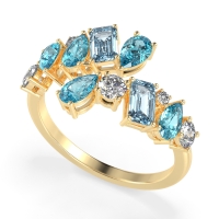 Fashion Multi-Shape Split Shank Garvi Band