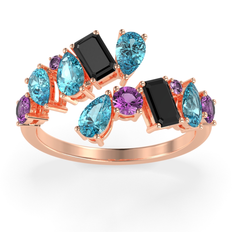 Fashion Multi-Shape Split Shank Garvi Band