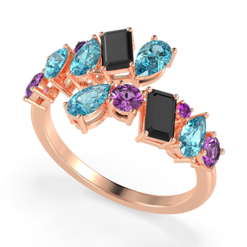 Fashion Multi-Shape Split Shank Garvi Band
