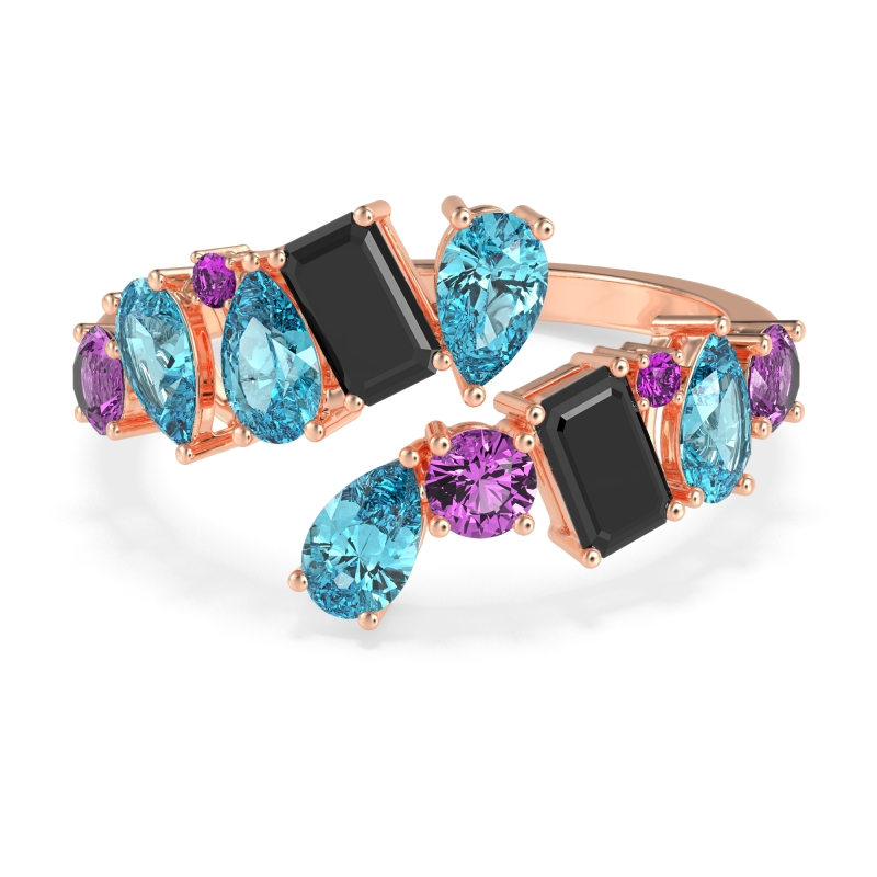 Fashion Multi-Shape Split Shank Garvi Band