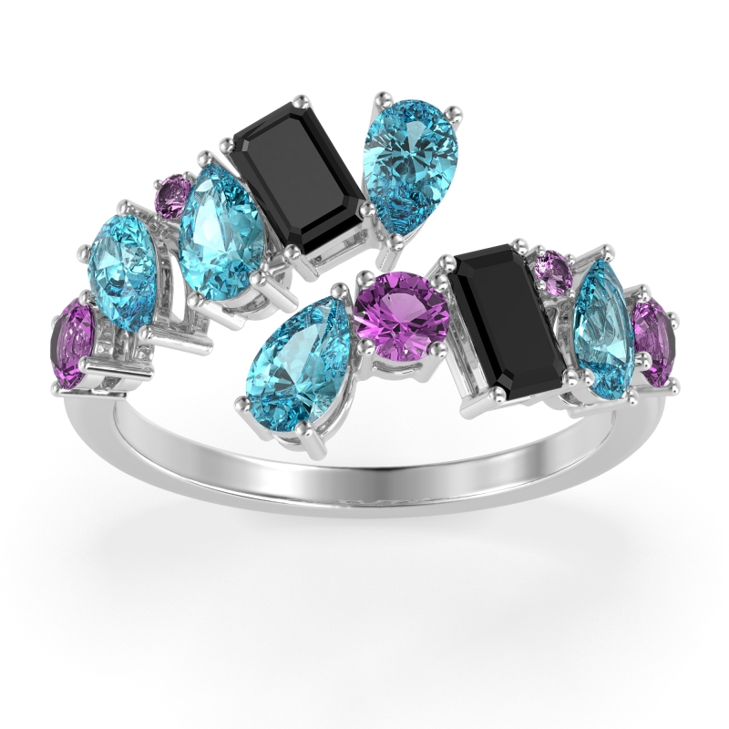 Fashion Multi-Shape Split Shank Garvi Band