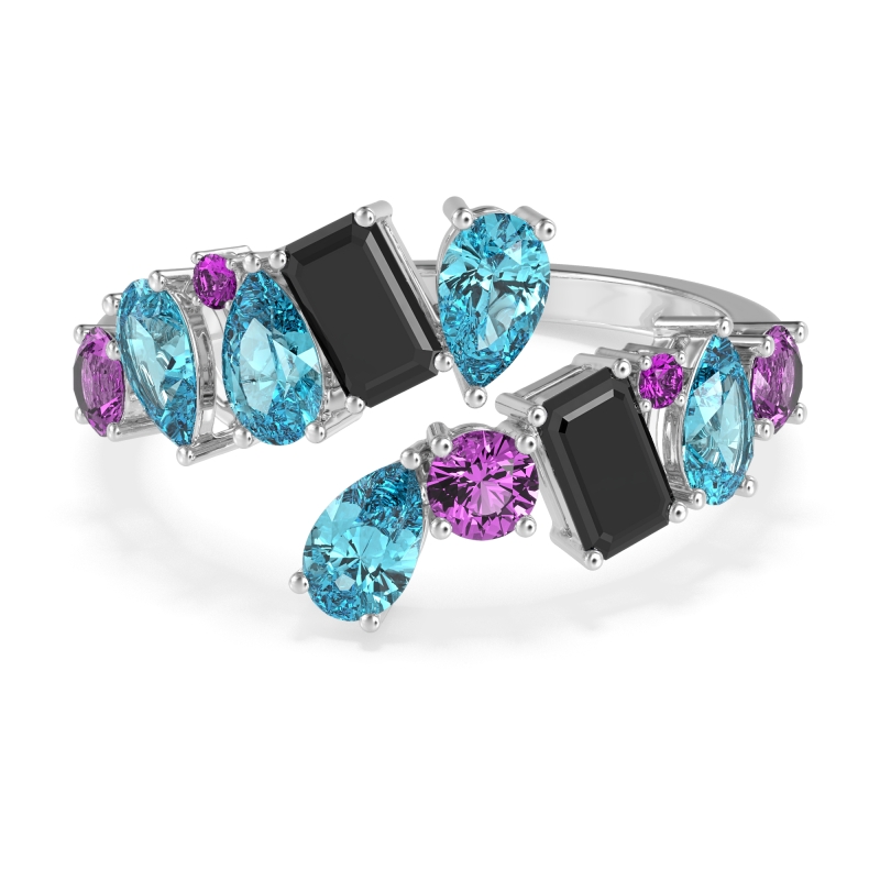 Fashion Multi-Shape Split Shank Garvi Band