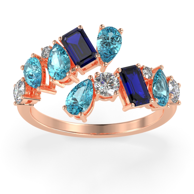 Fashion Multi-Shape Split Shank Garvi Band