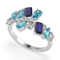 Fashion Multi-Shape Split Shank Garvi Band