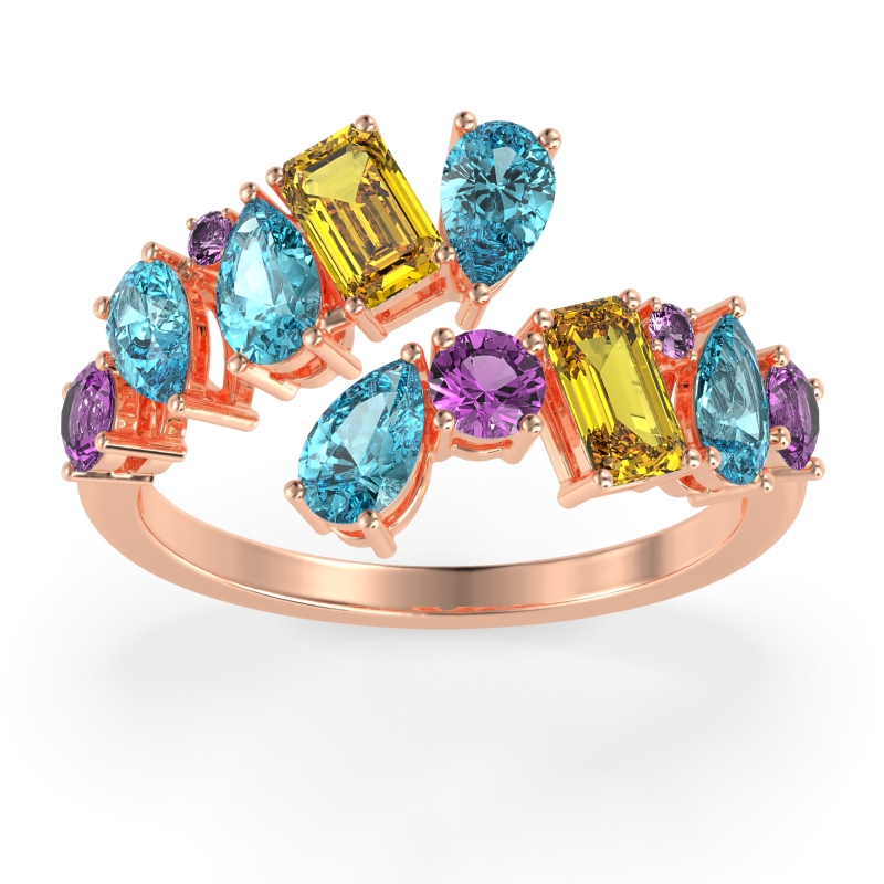 Fashion Multi-Shape Split Shank Garvi Band