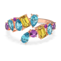 Fashion Multi-Shape Split Shank Garvi Band