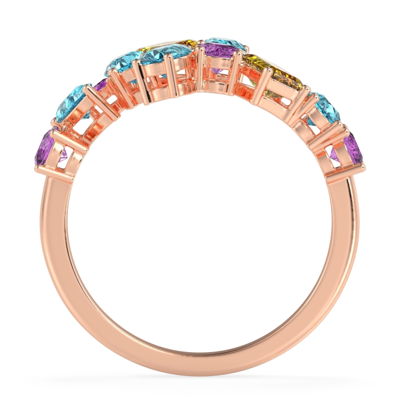 Fashion Multi-Shape Split Shank Garvi Band