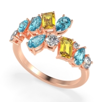 Fashion Multi-Shape Split Shank Garvi Band