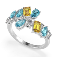 Fashion Multi-Shape Split Shank Garvi Band