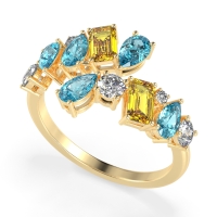 Fashion Multi-Shape Split Shank Garvi Band