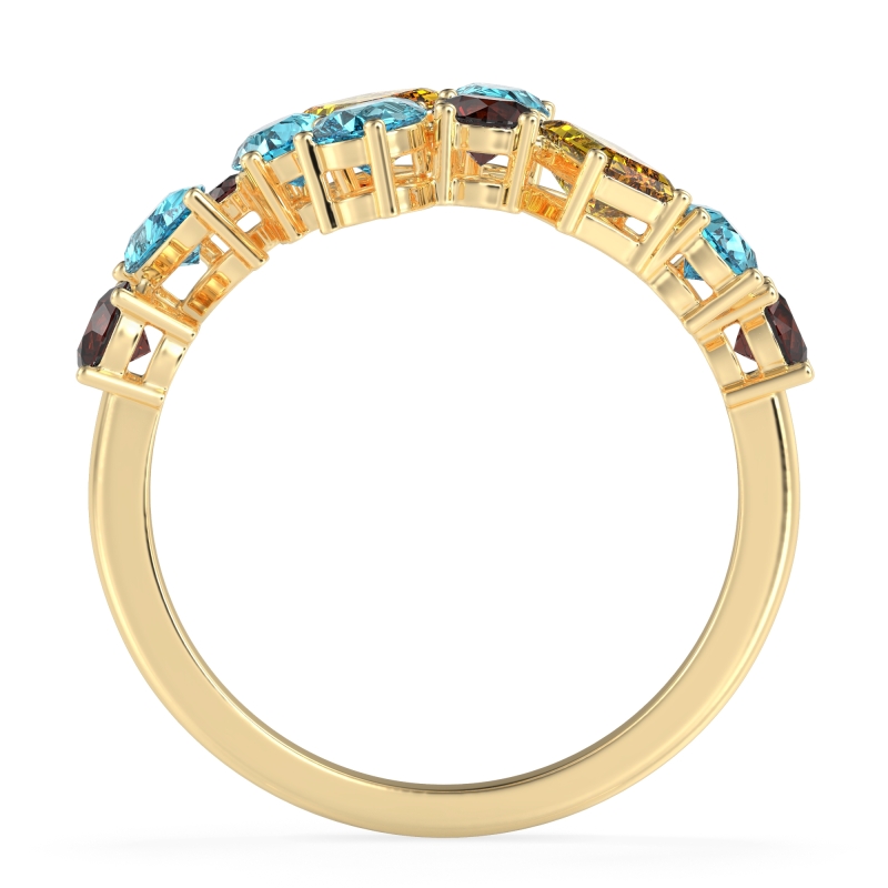 Fashion Multi-Shape Split Shank Garvi Band
