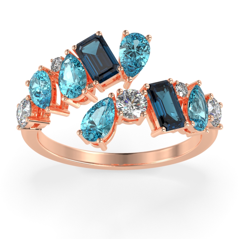 Fashion Multi-Shape Split Shank Garvi Band