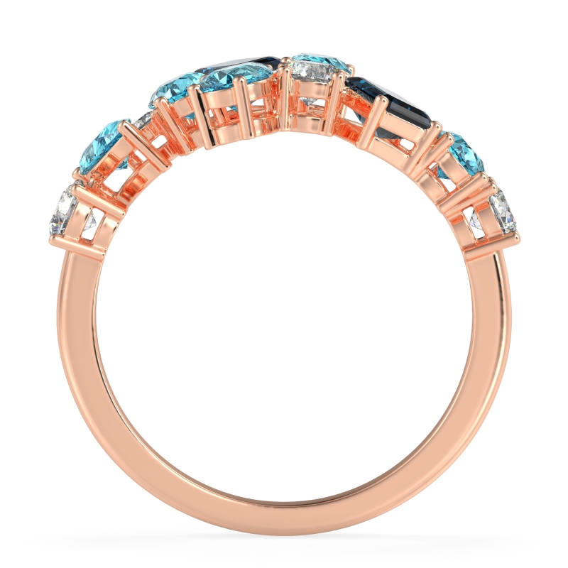 Fashion Multi-Shape Split Shank Garvi Band