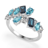 Fashion Multi-Shape Split Shank Garvi Band