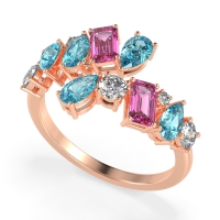 Fashion Multi-Shape Split Shank Garvi Band